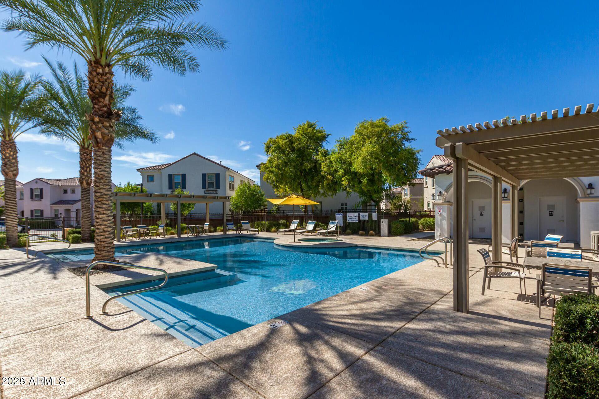 17160 North 9th Place Phoenix, AZ 85022 - Photo 36 of 46 a view of a patio with swimming pool table and chairs