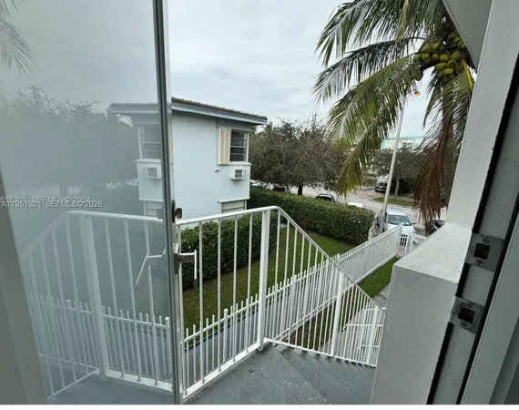 a view of balcony and deck