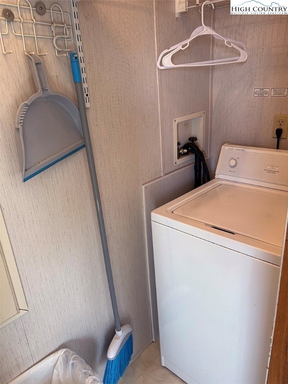 801 Howards Creek Church Road Boone, NC 28607 - Photo 9 of 26 a utility room with dryer and washer