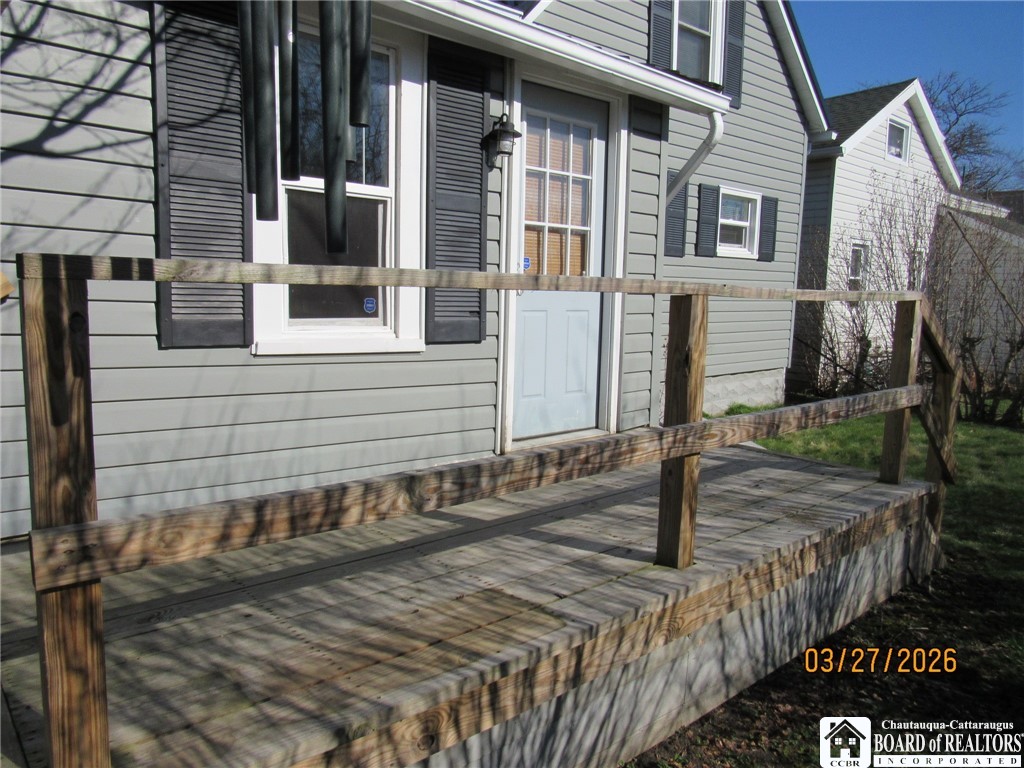 113 South Martin Street Dunkirk, NY 14048 - Photo 4 of 24 Back deck