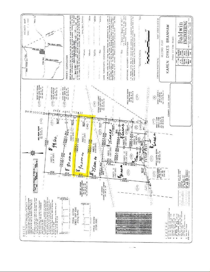 1385 Sewell Shop Road Winchester, KY 40391 - Photo 1 of 1 plat13