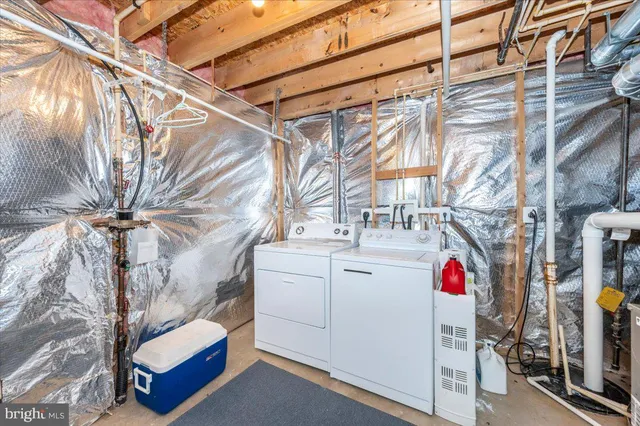 a view of storage and utility room