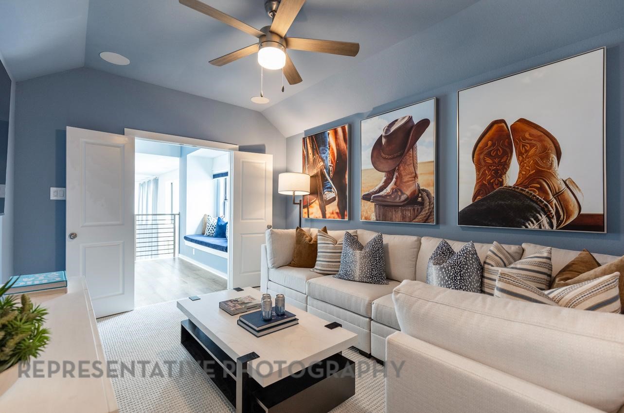 2538 Mission Heights Way Manvel, TX 77578 - Photo 18 of 24 a living room with furniture and a large window