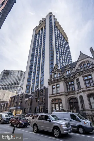 a car parked in front of a building