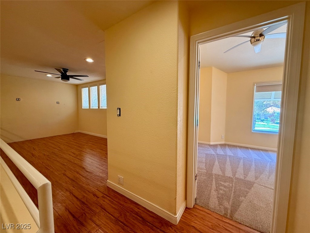 4969 Jeremy Drive Las Vegas, NV 89113 - Photo 44 of 73 Hall with wood finished floors and recessed lighting