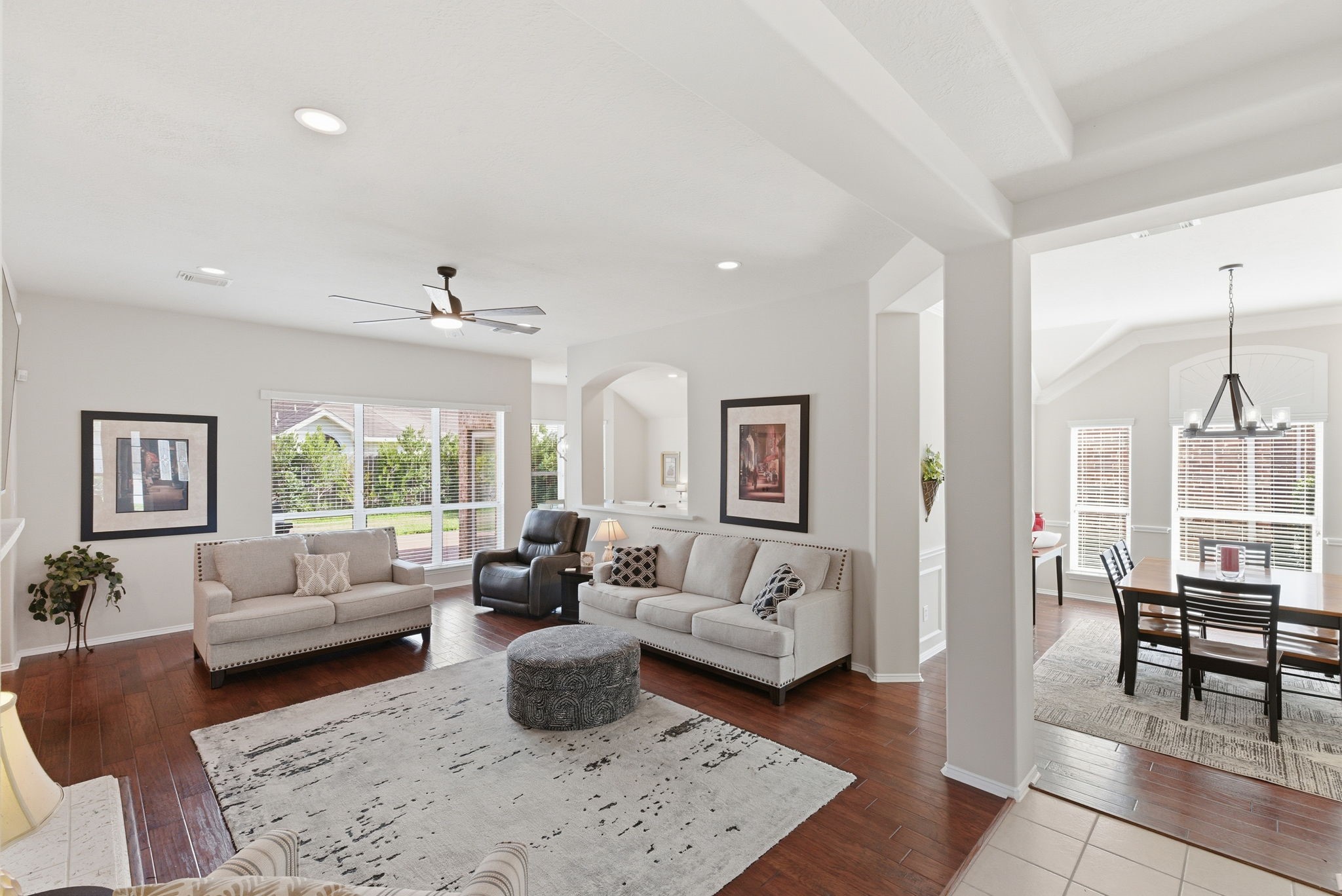 29814 Legends Pass Lane Spring, TX 77386 - Photo 12 of 46 a living room with furniture and a large window