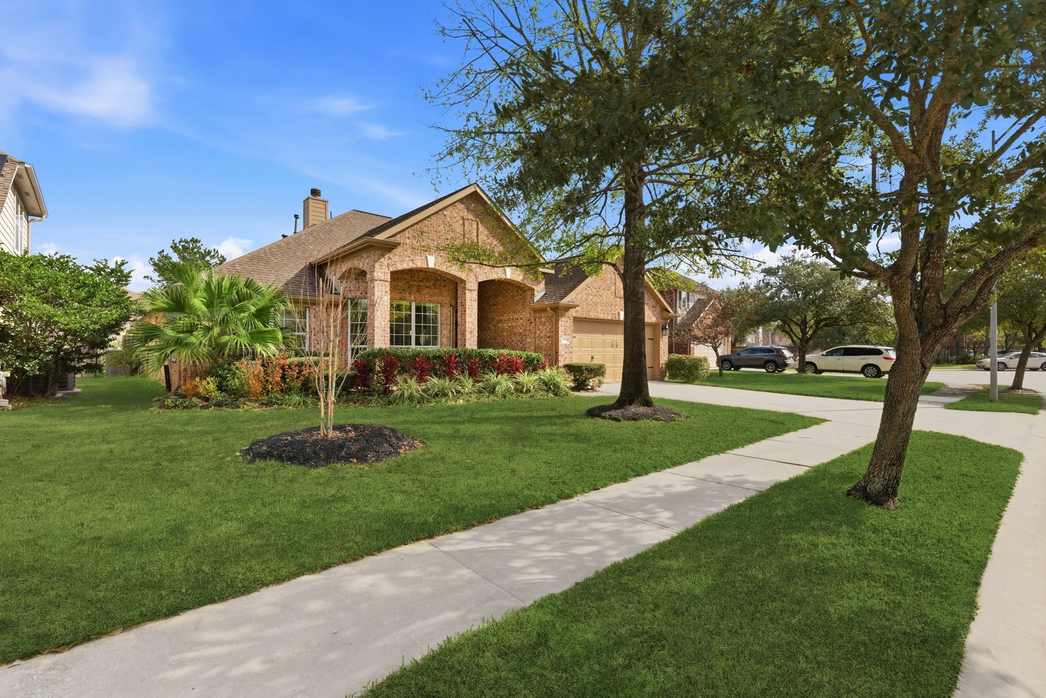 29814 Legends Pass Lane Spring, TX 77386 - Photo 6 of 46 a front view of a house with a yard