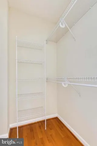 a view of a room with an empty space