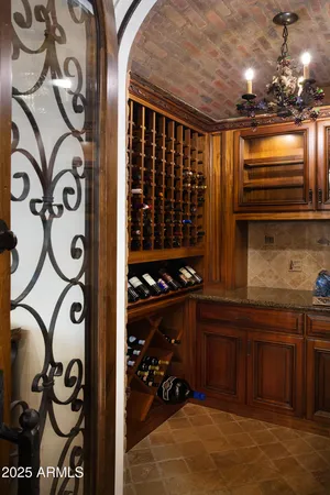 a kitchen with a stove and a refrigerator