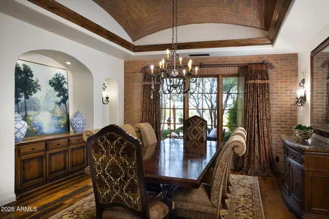 a view of living room with a flat screen tv