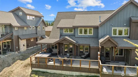 a front view of multiple houses