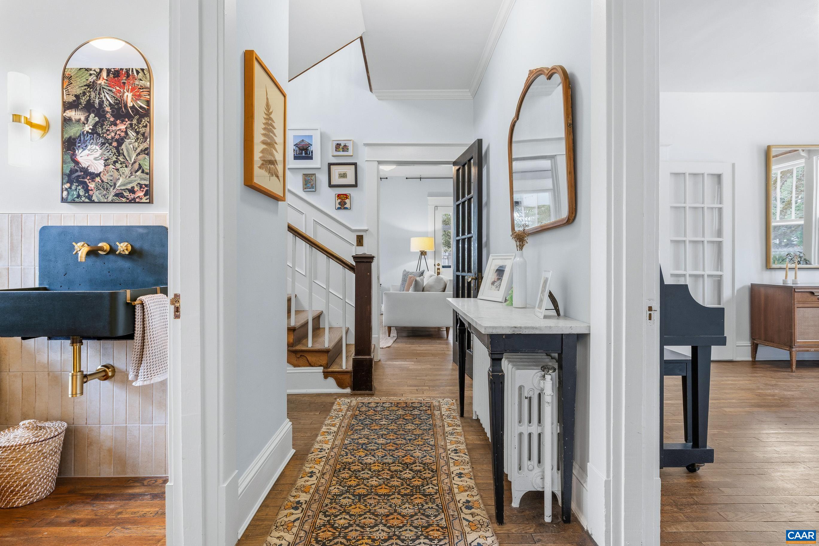 3 Buck Mountain Road Earlysville, VA 22936 - Photo 8 of 48 a view of living room with furniture and wooden floor