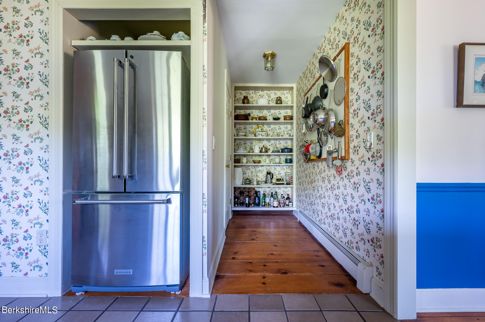 365 State Road Great Barrington, MA 01230 - Photo 12 of 34 a view of a hallway with wooden floor and entryway