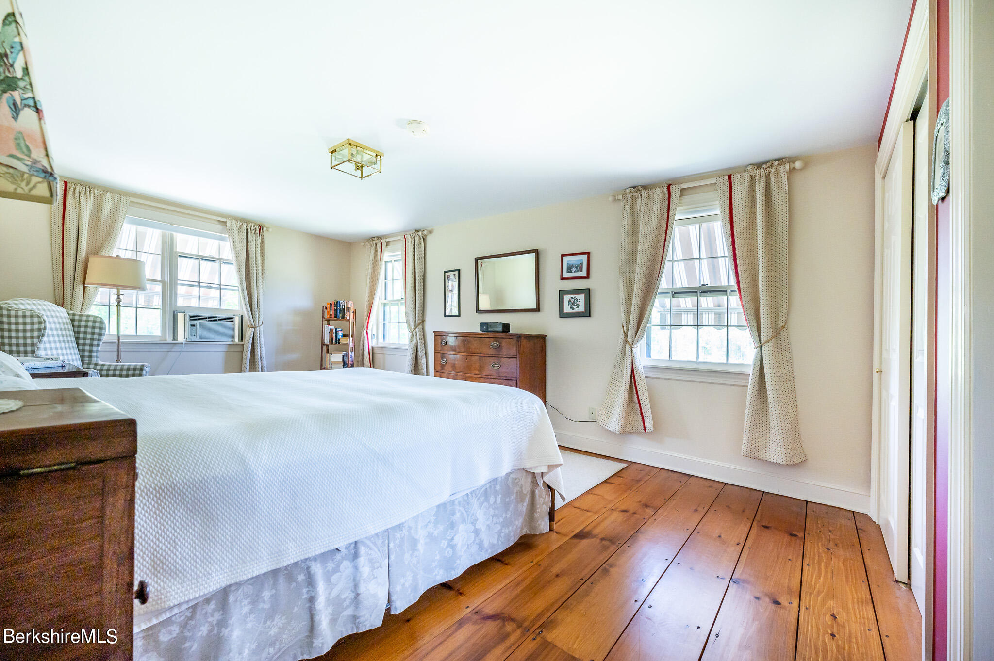 365 State Road Great Barrington, MA 01230 - Photo 20 of 34 a bed room with a bed and a large window