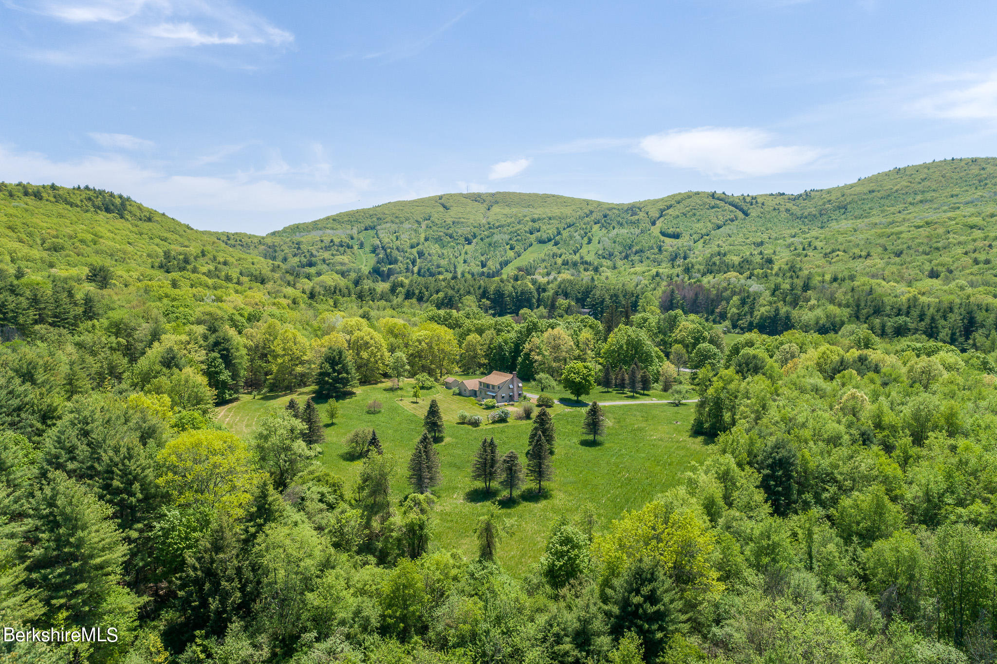 365 State Road Great Barrington, MA 01230 - Photo 2 of 34 a view of a green field with lots of bushes
