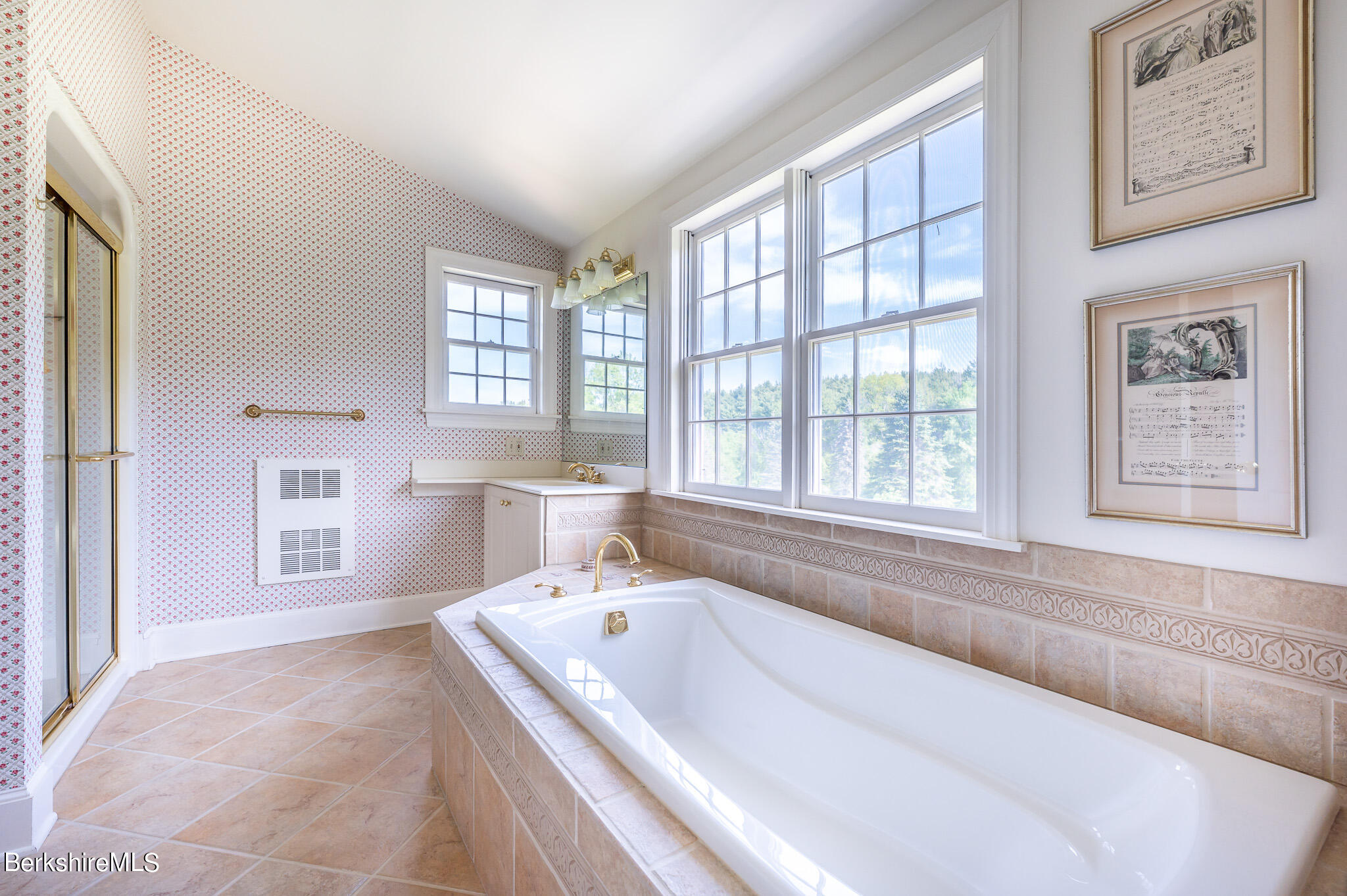 365 State Road Great Barrington, MA 01230 - Photo 21 of 34 a en suite bathroom with a bathtub windows and sink