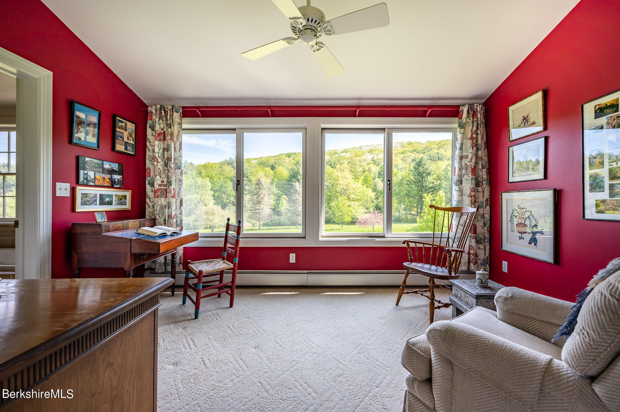 365 State Road Great Barrington, MA 01230 - Photo 22 of 34 a living room with furniture and a large window