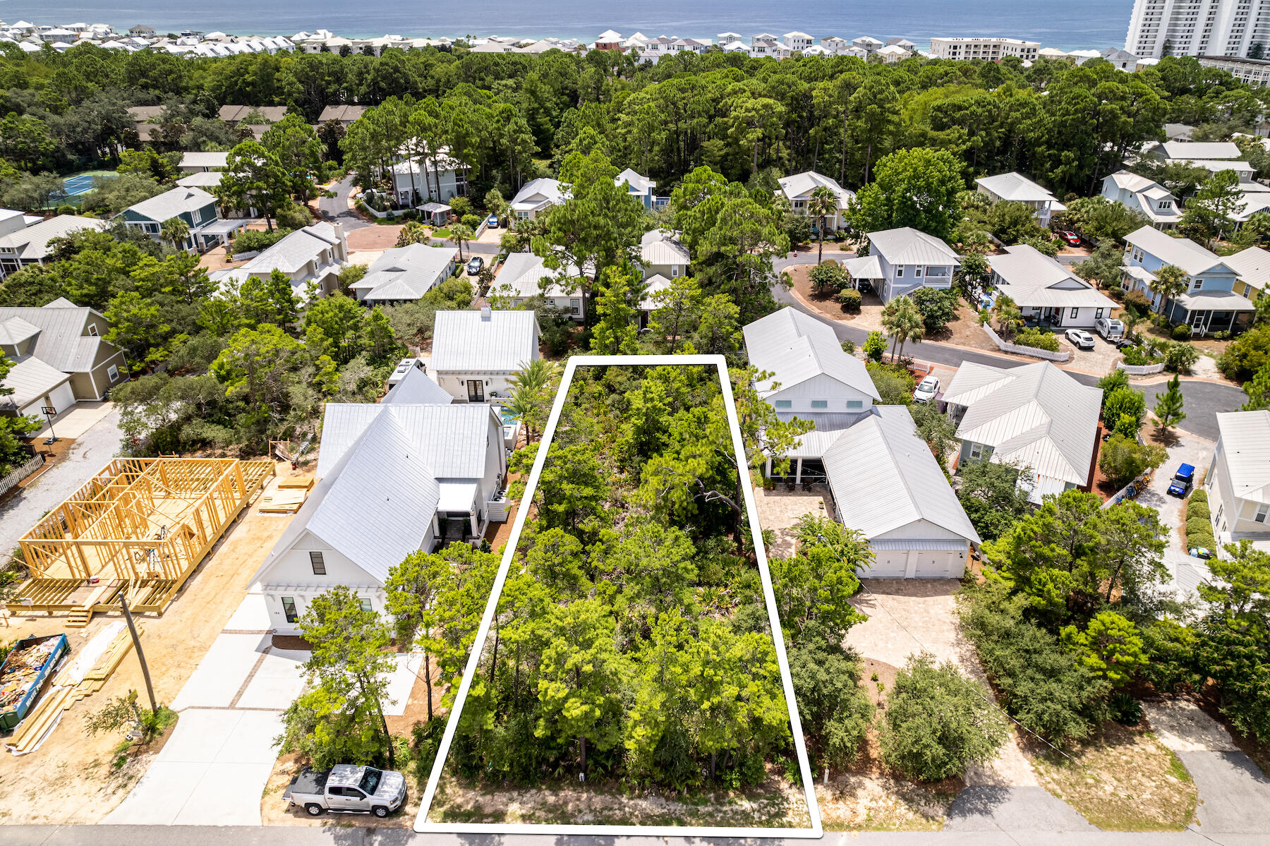 Lot B Lee Place Santa Rosa Beach, FL 32459 - Photo 1 of 32 Lee Place LOT MLS-1 marked