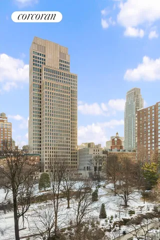 a front view of a building