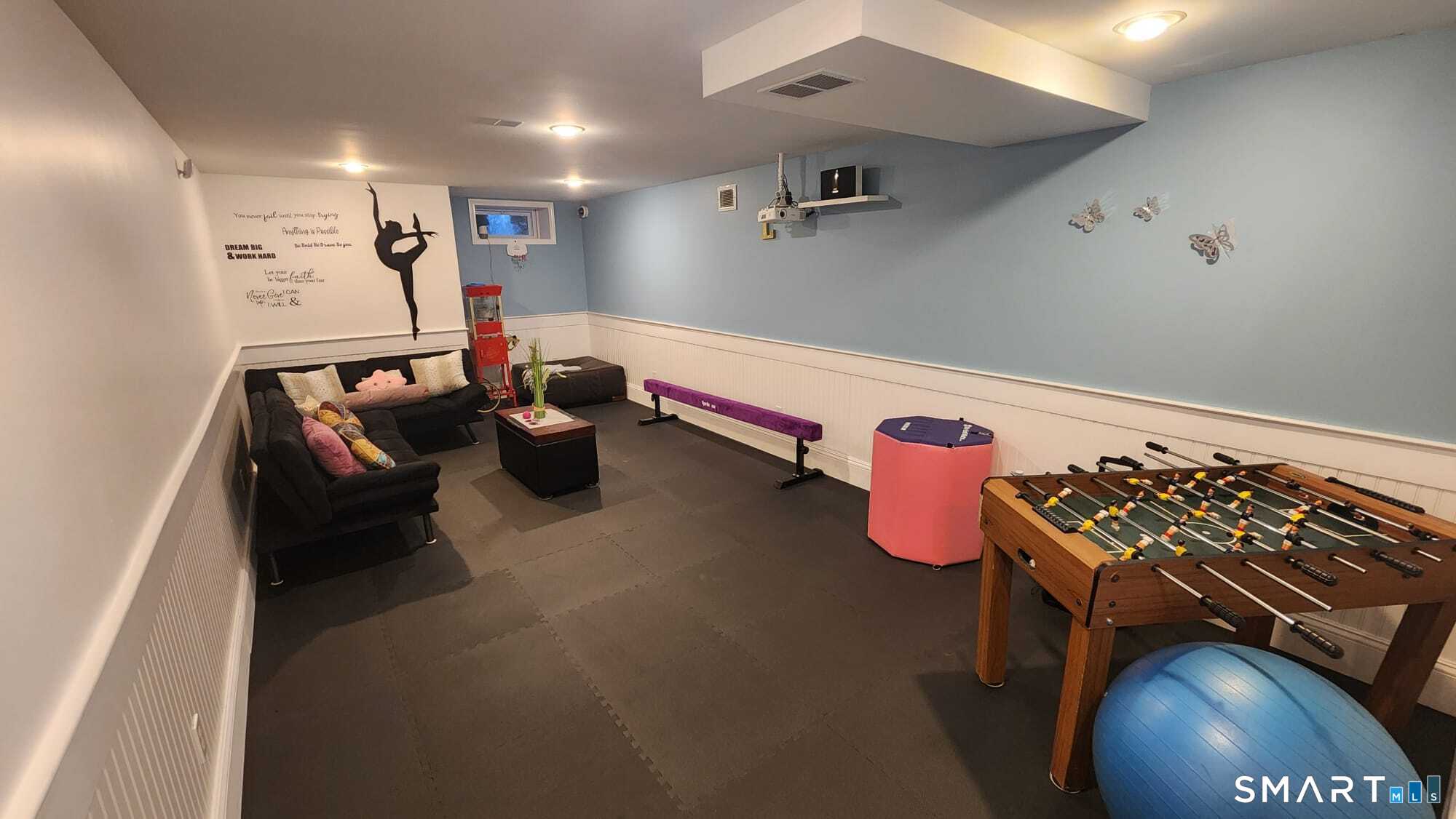 179 West Rocks Road Norwalk, CT 06851 - Photo 30 of 40 Lower Level Recreation Room