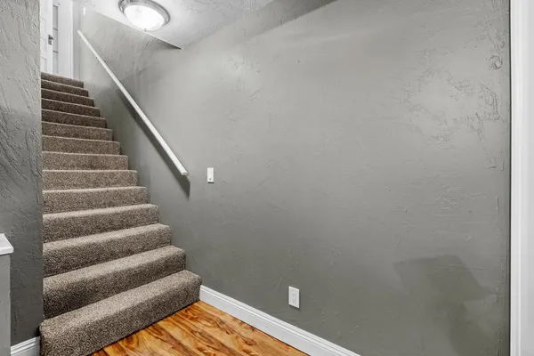 a view of storage and utility room