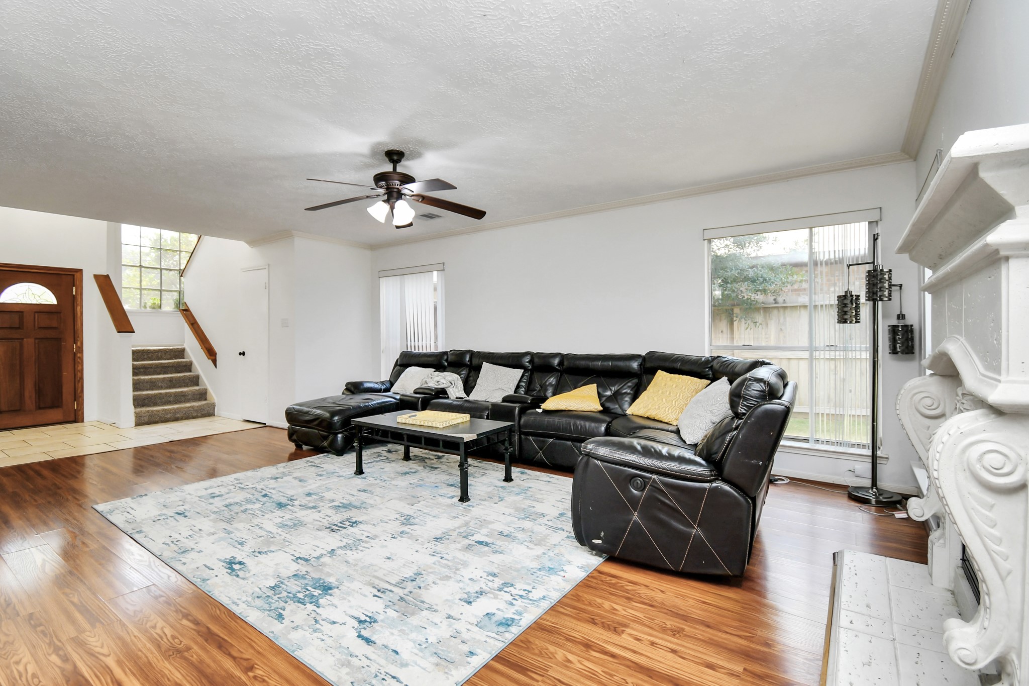 3402 Haydee Road Spring, TX 77388 - Photo 7 of 26 a living room with furniture and a flat screen tv