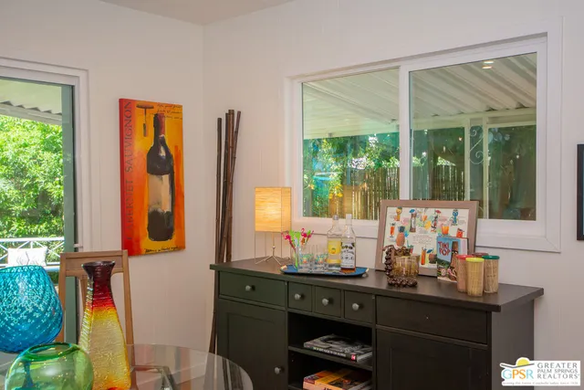 a room with furniture and window