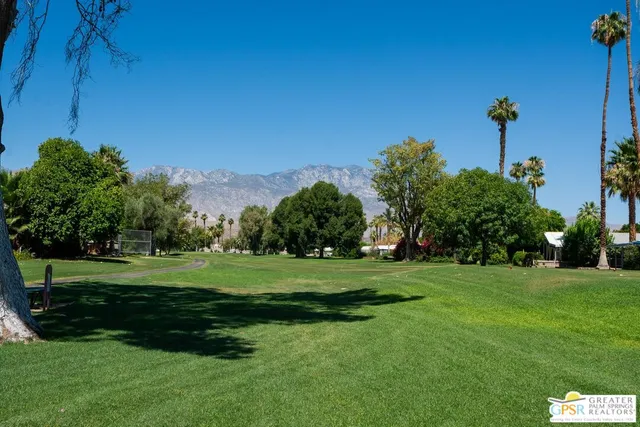 a view of a volley ball court