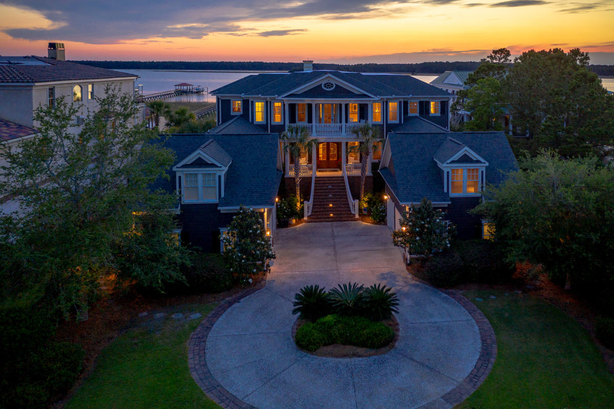 1986 Sandy Point Lane Mount Pleasant, SC 29466 - Photo 61 of 69 Aerial View of front of home