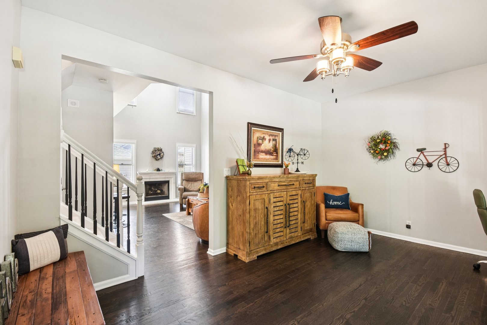 39W355 Baker Drive Geneva, IL 60134 - Photo 4 of 22 a view of livingroom with furniture and wooden floor