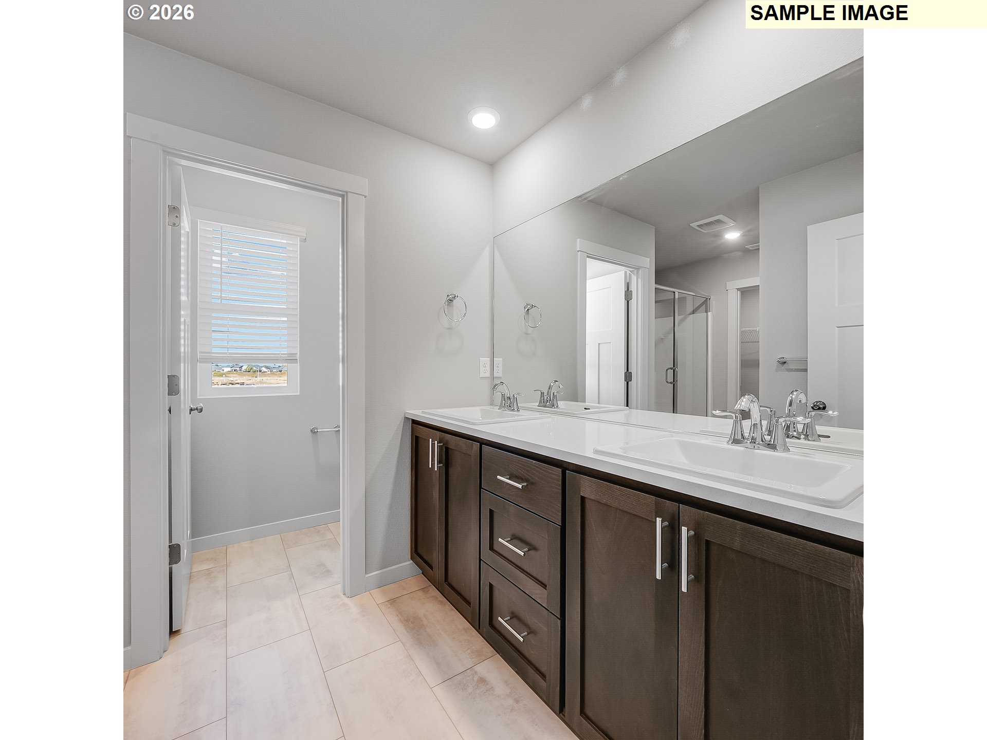 31775 Northwest Timeric Drive North Plains, OR 97133 - Photo 18 of 21 a spacious bathroom with a sink and a mirror