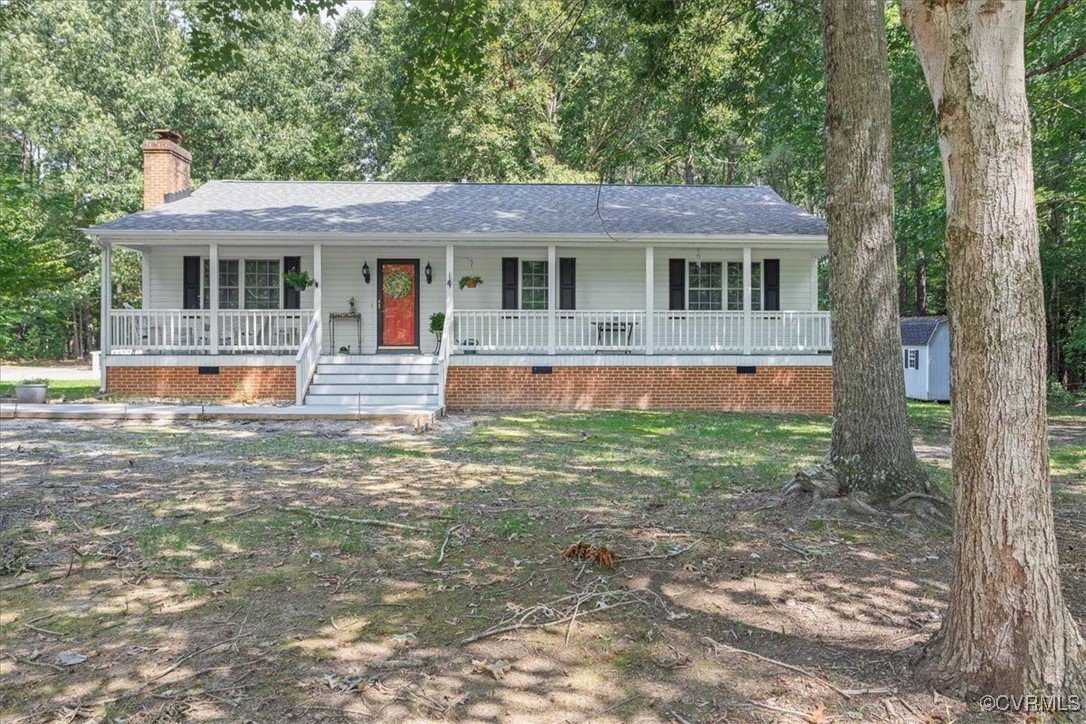16514 Cox Road Church Road, VA 23833 - Photo 1 of 1 Single story home featuring covered porch