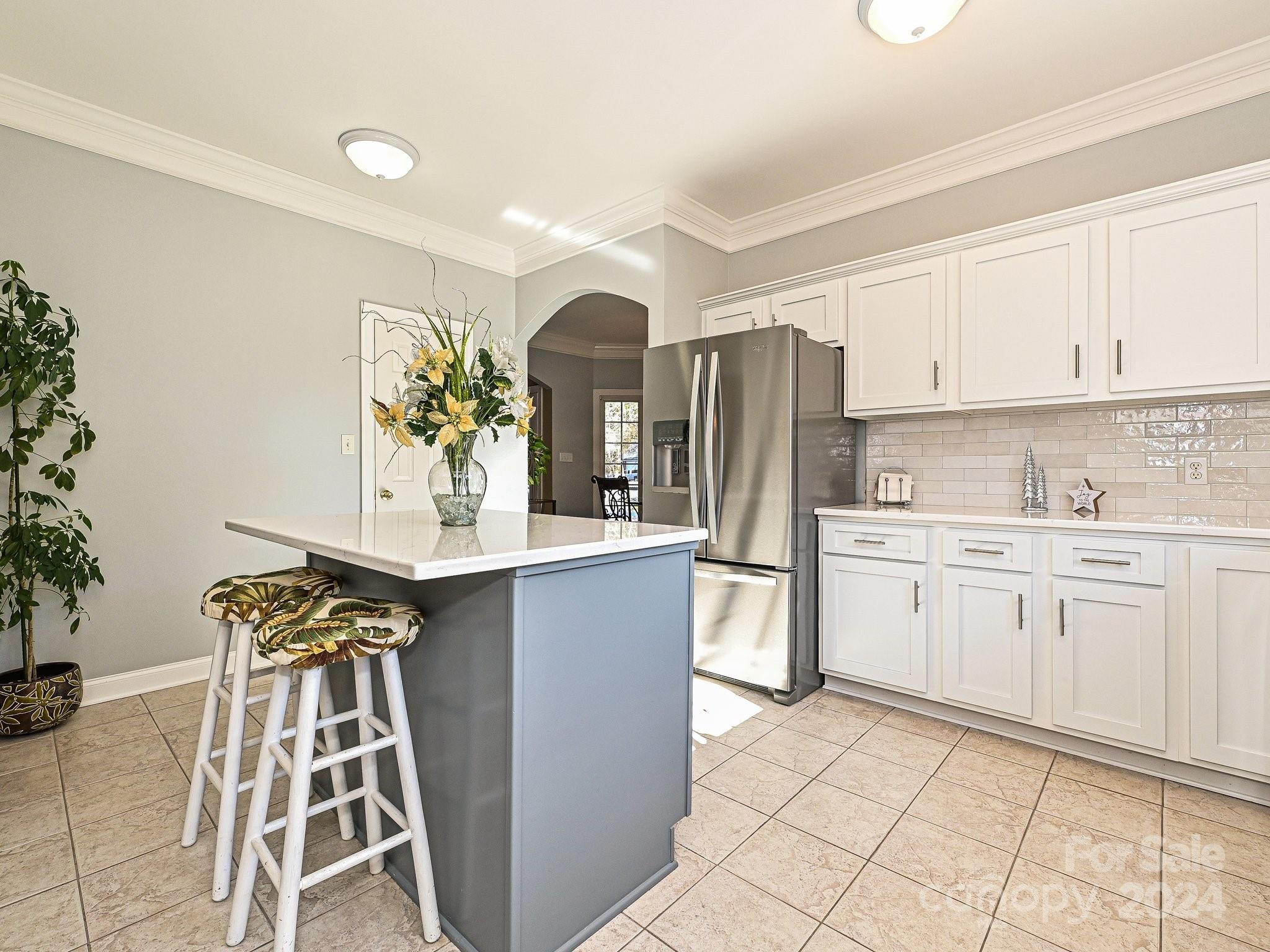 3203 Bentley Drive Lancaster, SC 29720 - Photo 15 of 45 a kitchen with refrigerator and cabinets