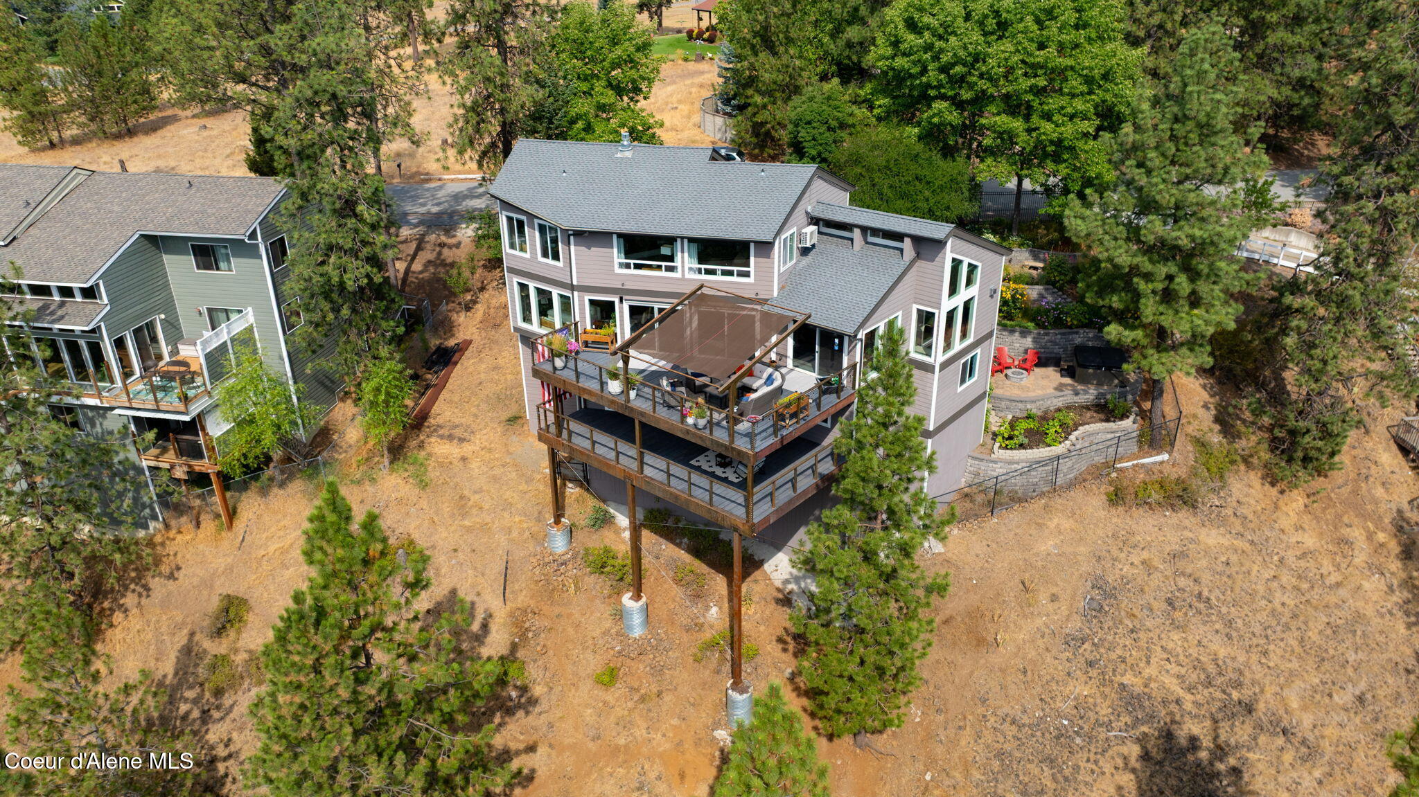 2920 East Fernan Hill Road Coeur D'Alene, ID 83814 - Photo 60 of 64 Exterior Back Aerial