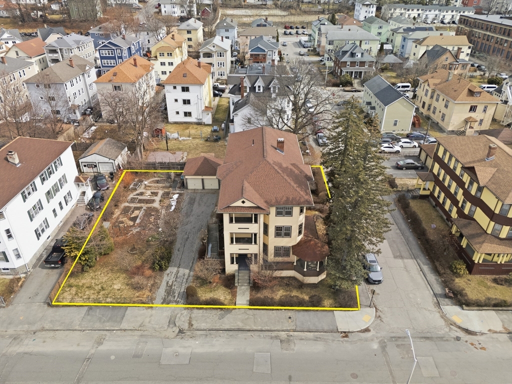 47 Houghton Street Worcester, MA 01604 - Photo 2 of 39 an aerial view of a city