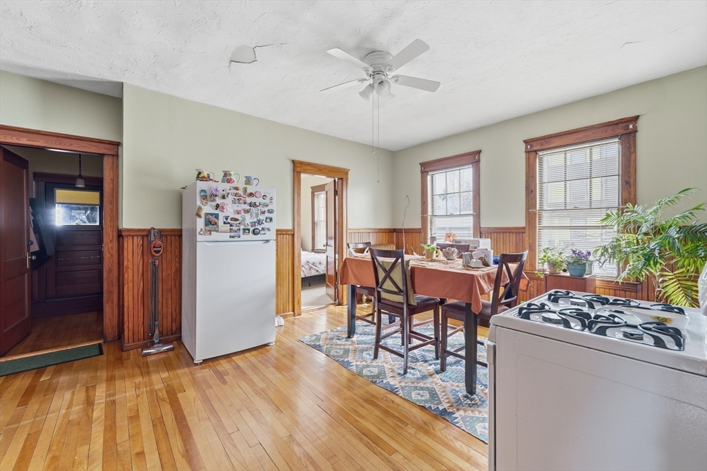 47 Houghton Street Worcester, MA 01604 - Photo 4 of 39 a view of a dining room with furniture and chandelier