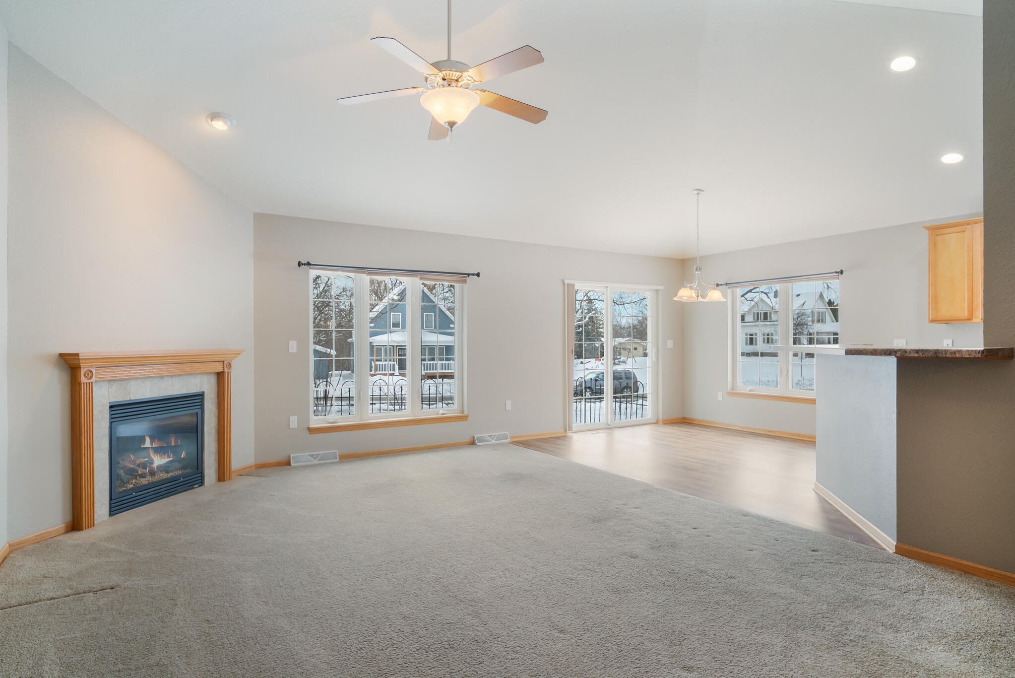 105 Sarah's Way Sheboygan Falls, WI 53085 - Photo 11 of 31 Living Room with Gas Fireplace