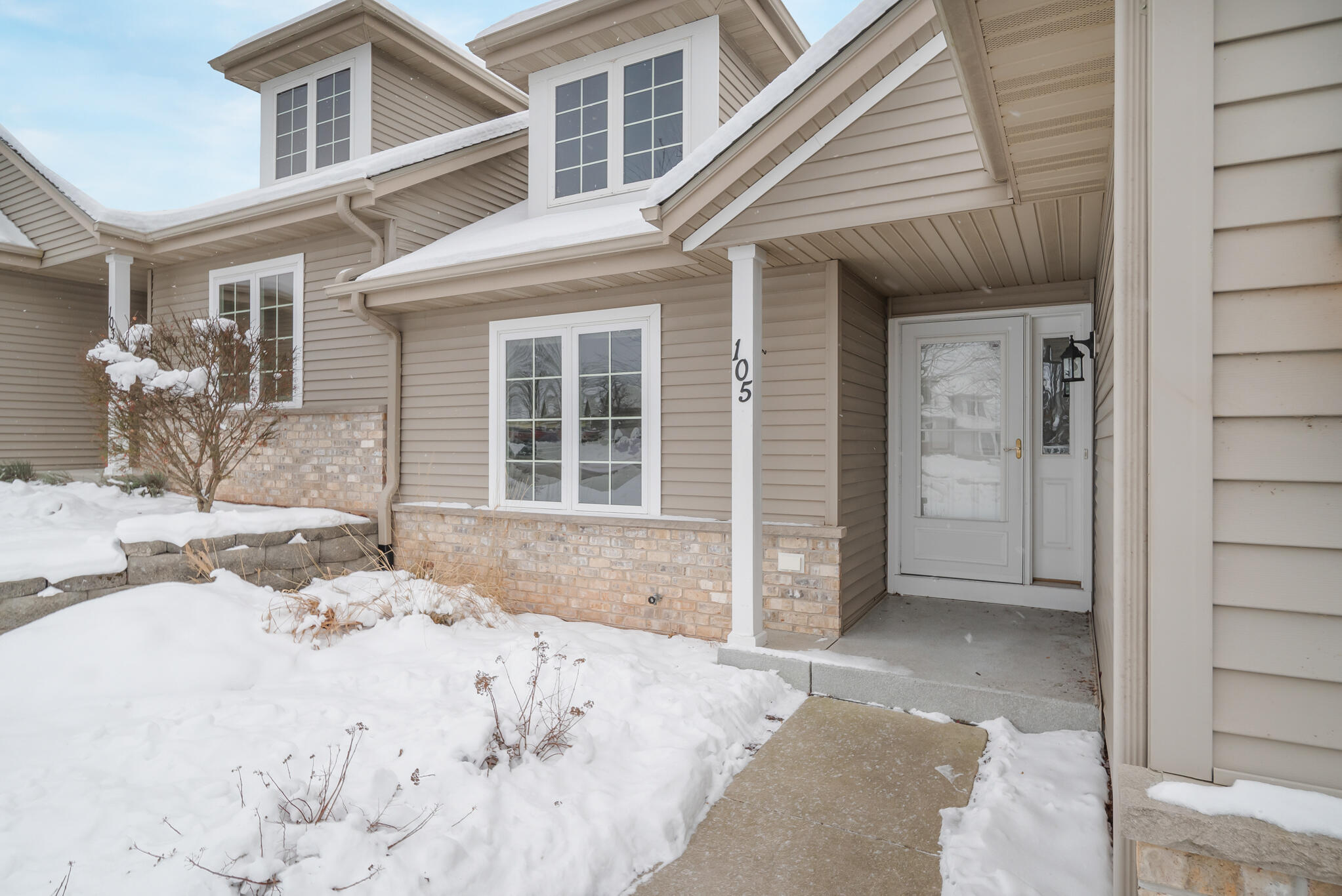 105 Sarah's Way Sheboygan Falls, WI 53085 - Photo 6 of 31 Covered Front Entry