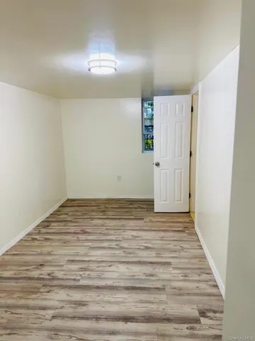 a view of a room with an empty space