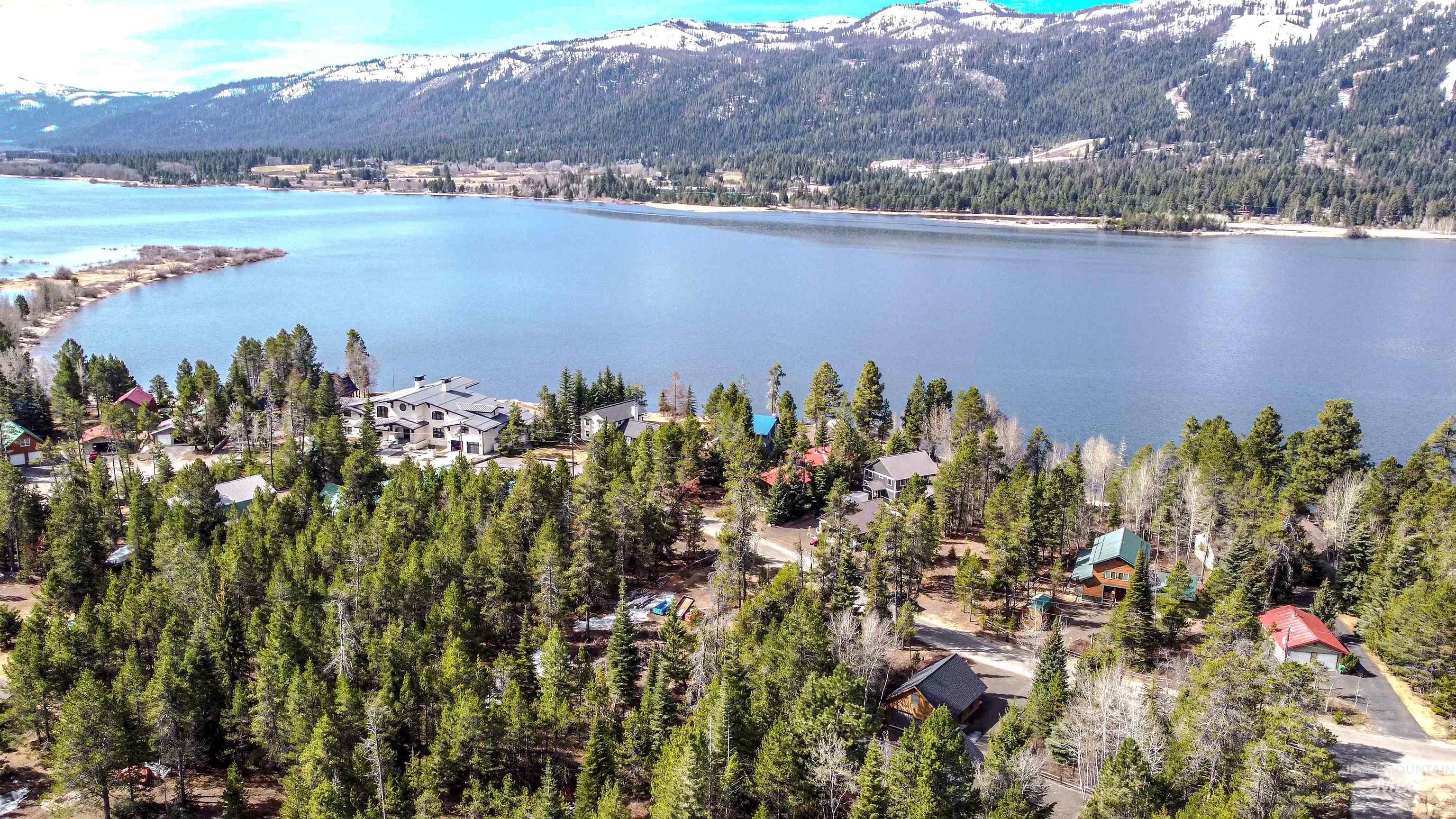12712 Hereford Road Donnelly, ID 83615 - Photo 16 of 50 Drone / aerial view of a water and mountain view