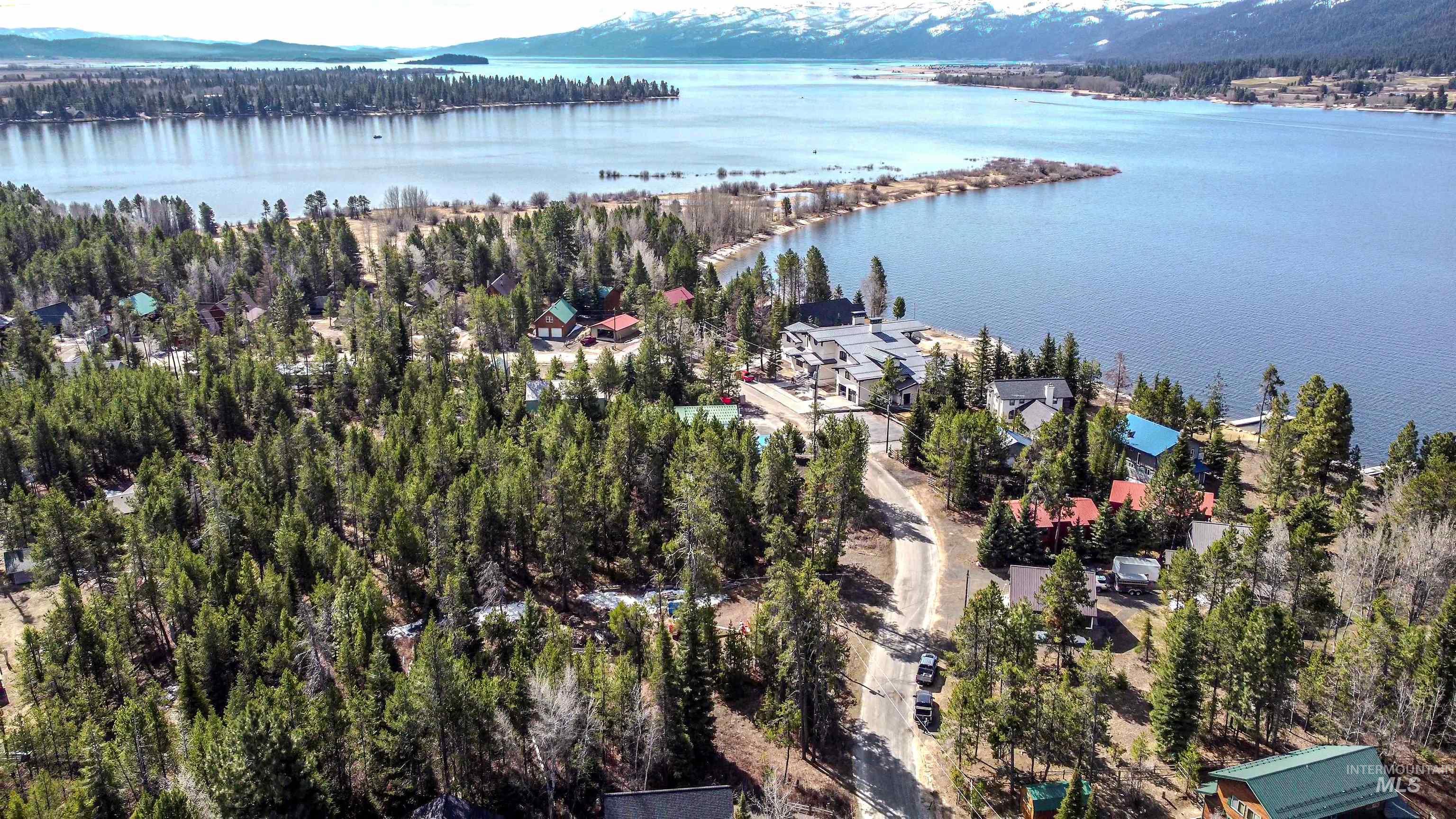 12712 Hereford Road Donnelly, ID 83615 - Photo 9 of 50 Aerial view of a water and mountain view
