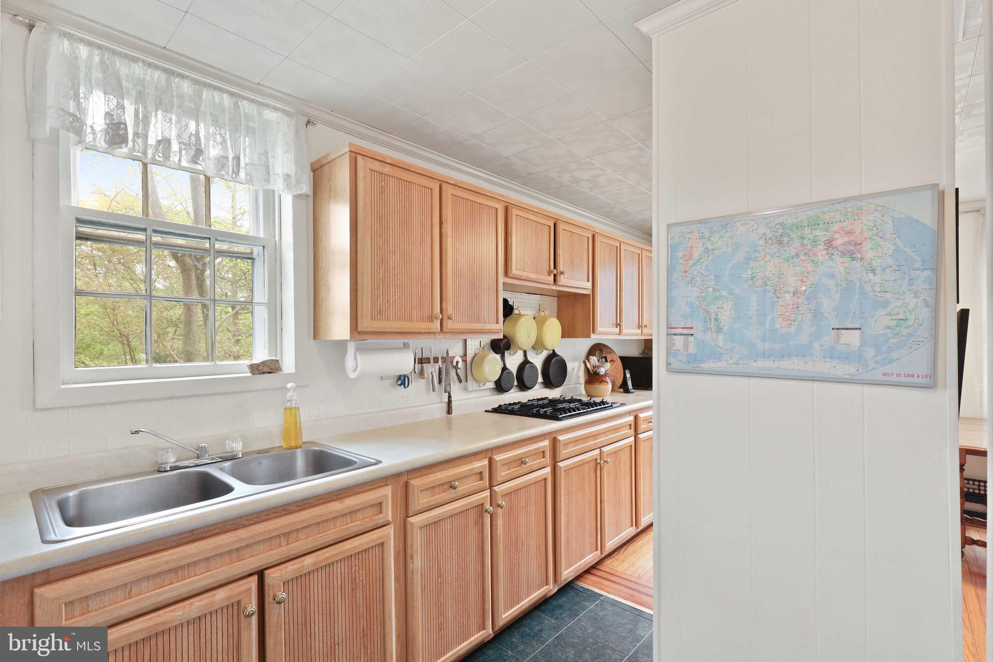 4507 Wilmslow Road Baltimore, MD 21210 - Photo 20 of 59 Kitchen with window overlooking back gardens