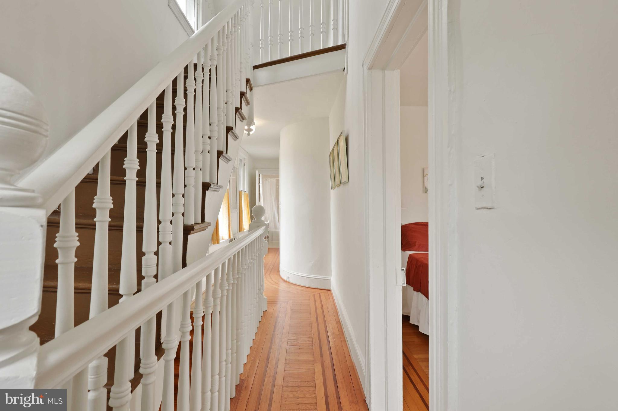 4507 Wilmslow Road Baltimore, MD 21210 - Photo 34 of 59 Hallway leading to third level