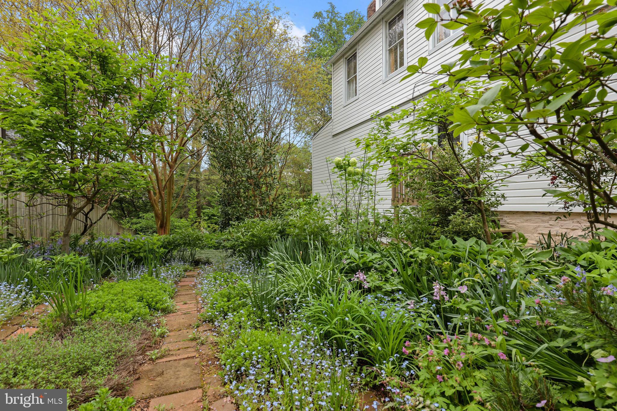 4507 Wilmslow Road Baltimore, MD 21210 - Photo 46 of 59 Amazing landscaping and beautiful gardens
