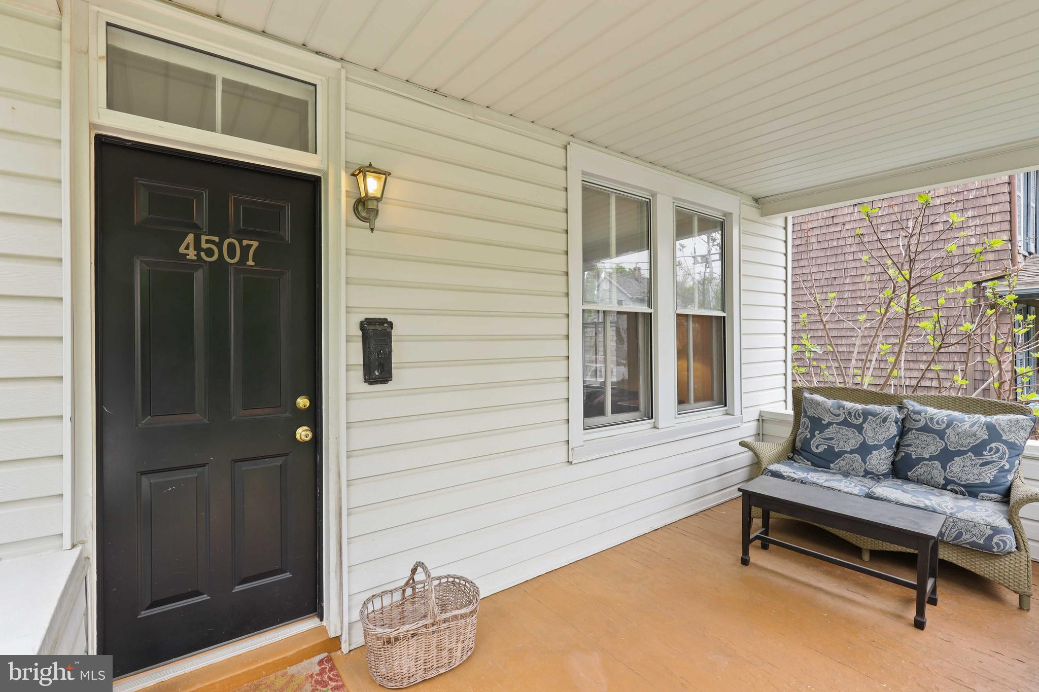 4507 Wilmslow Road Baltimore, MD 21210 - Photo 5 of 59 Lovely front porch for relaxing