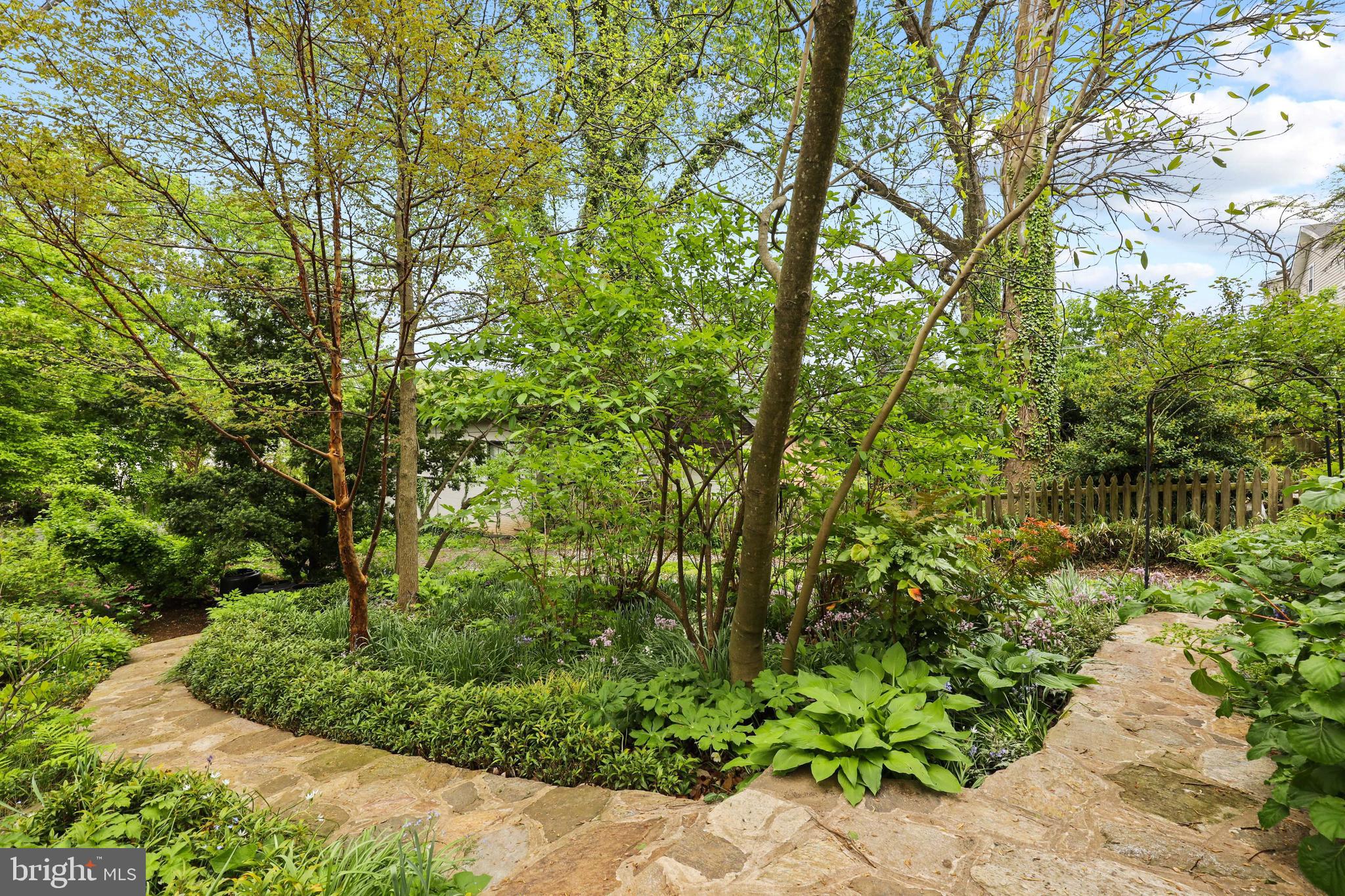 4507 Wilmslow Road Baltimore, MD 21210 - Photo 58 of 59 Multiple stone pathways thru-out the yard