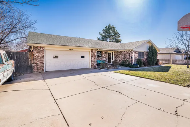 a house view with outdoor space