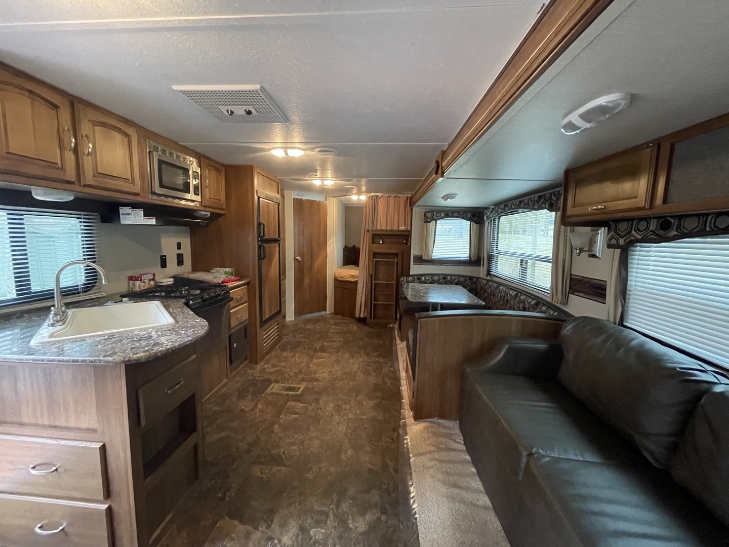 12-13 Woodhaven Lakes Sublette, IL 61367 - Photo 14 of 26 a kitchen with granite countertop lots of counter top space