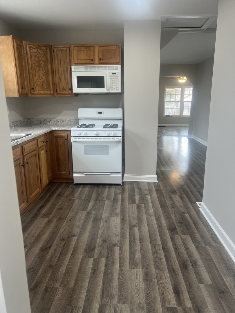 207 Davis Street Joliet, IL 60436 - Photo 13 of 23 a kitchen with a sink and a stove top oven