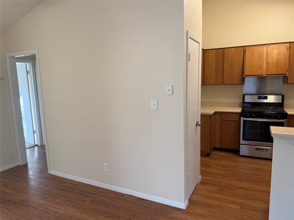 2504 Howellwood Way, Unit B Austin, TX 78748 - Photo 5 of 20 a view of a kitchen from an empty room